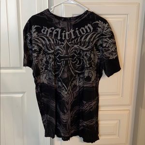 Men’s black Affliction shirt